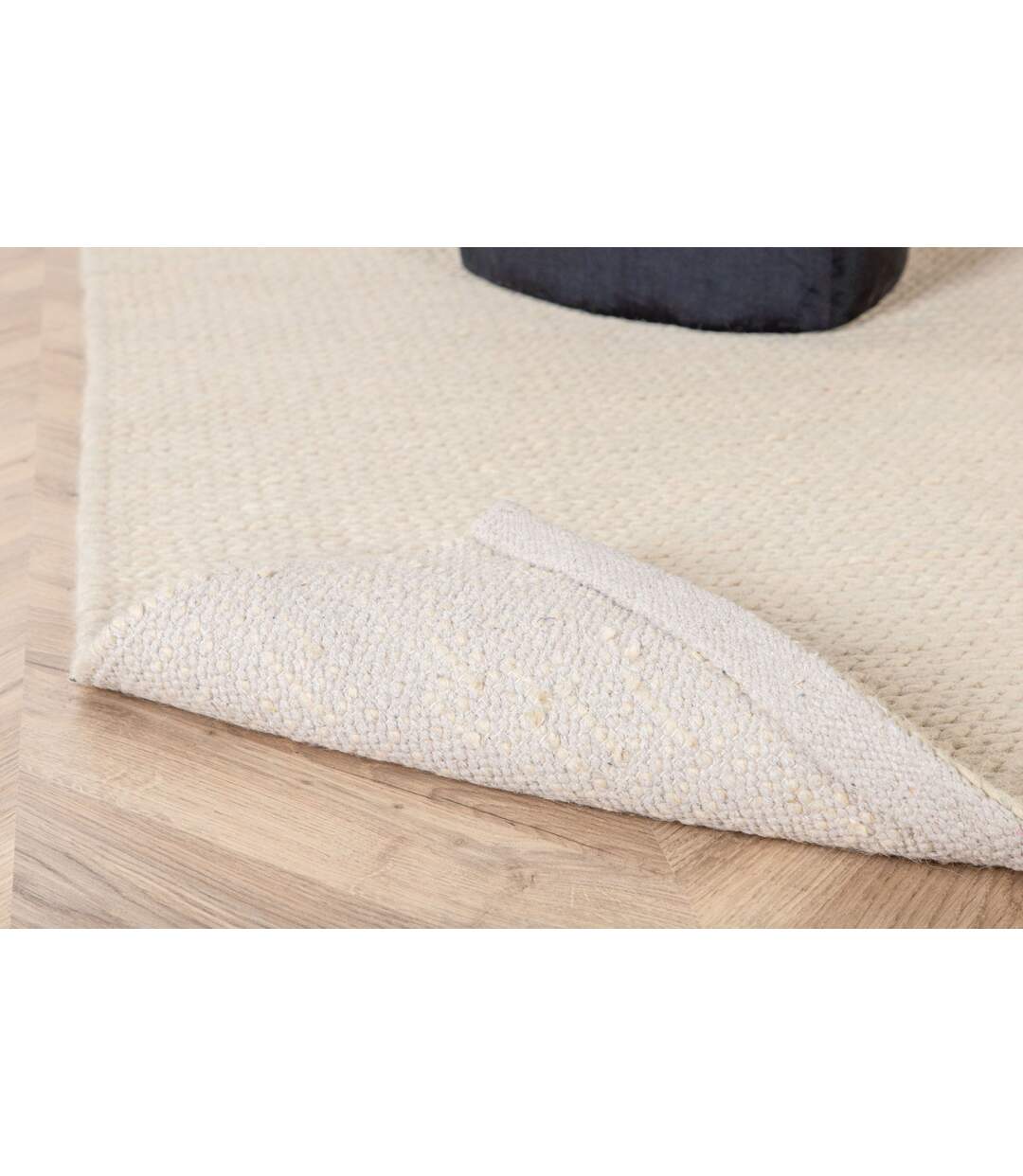 Tapis Tressé en Laine Marta 200x300cm Naturel-5