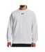 Sweat blanc homme under armour rival fleece crew - xl-1