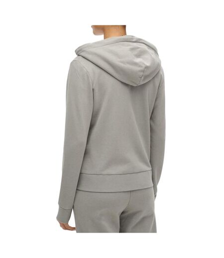 Sweat gris femme superdry plain zip hood - l