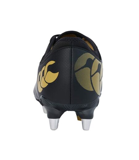 Unisex Adult Phoenix 2.0 Team Leather Soft Ground Rugby Boots Black Canterbury