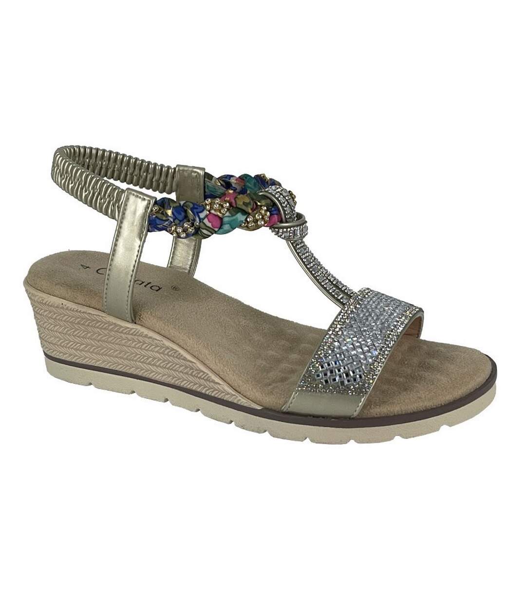 Sandales Gilda Femme Doré Cipriata-1
