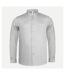 Kariban Mens Long Sleeve Mandarin Collar Shirt (White)