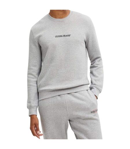 Sweat Motif/style Logo Homme Gris Guess
