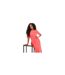 Robe Mi-longue Dibeca Femme Rose Boss-1