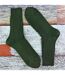 2 Paires Chaussettes de Randonnée Homme 100% Coton-3