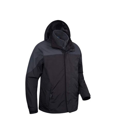 Mountain Warehouse Mens Storm 3 in 1 Waterproof Jacket (Gray) - UTMW134