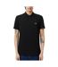 Polo noir homme lacoste mela - l-1