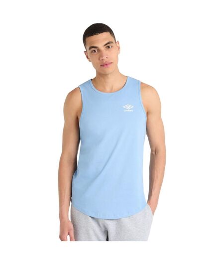 Mens core vest top subtle green/lyons blue Umbro