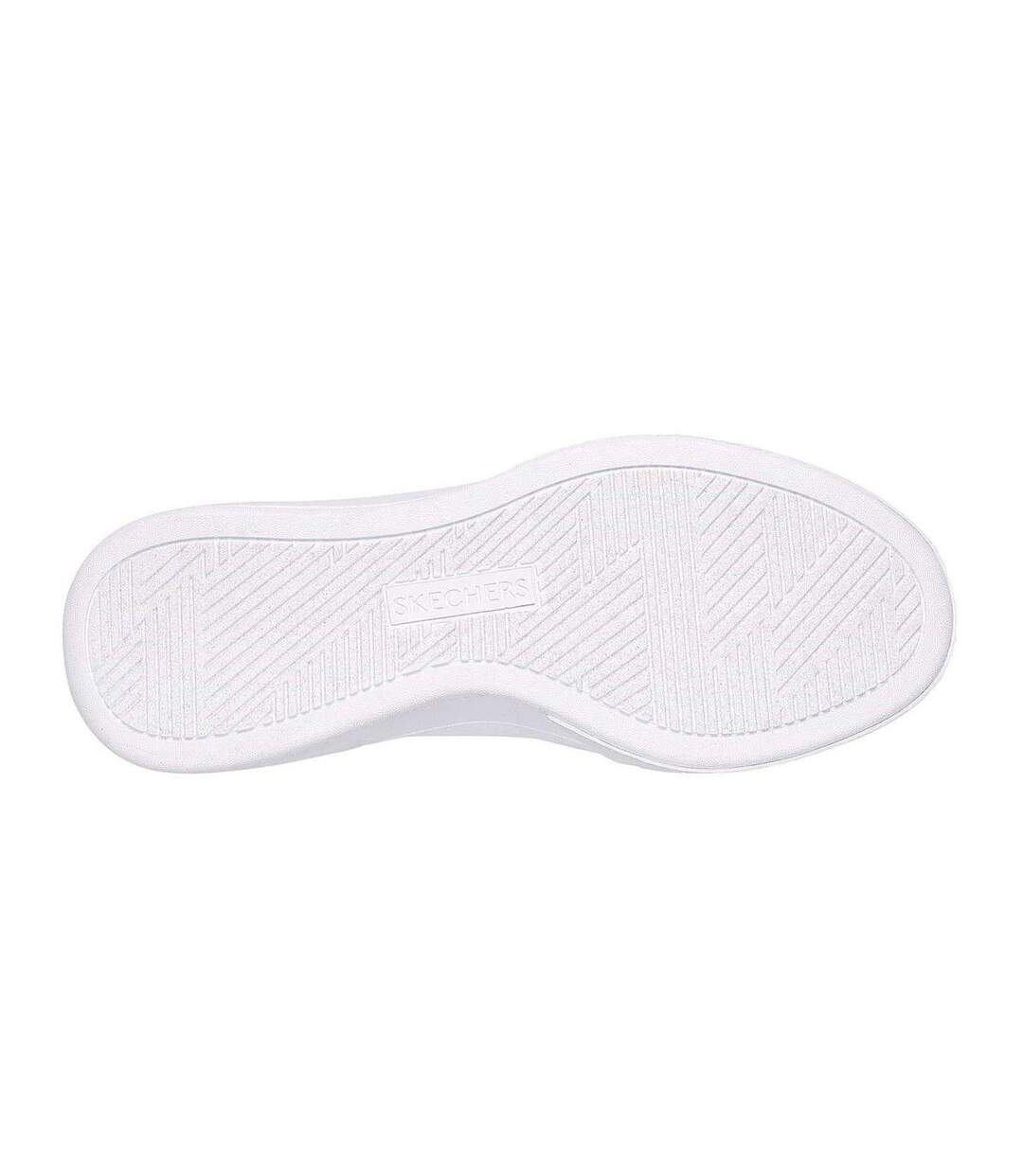 Baskets Cordova Classic Femme Blanc Noir Skechers-4