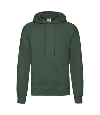 Fruit Of The Loom Unisex Adults Classic Hooded Sweatshirt (Bottle Green)