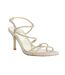 Womens/ladies Milos Strappy Formal Sandals Gold Dune London-4