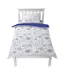 Reversible Duvet Set Blue Black White Peter Pan-4