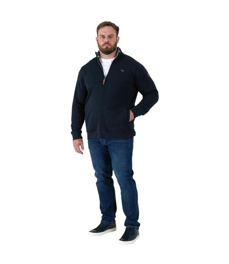 Veste Polaire Motif/style Logo Brodé Johnson Homme Bleu Marine Duke