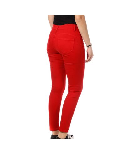 Jean Skinny Push Up Rouge Femme My Tina's 260