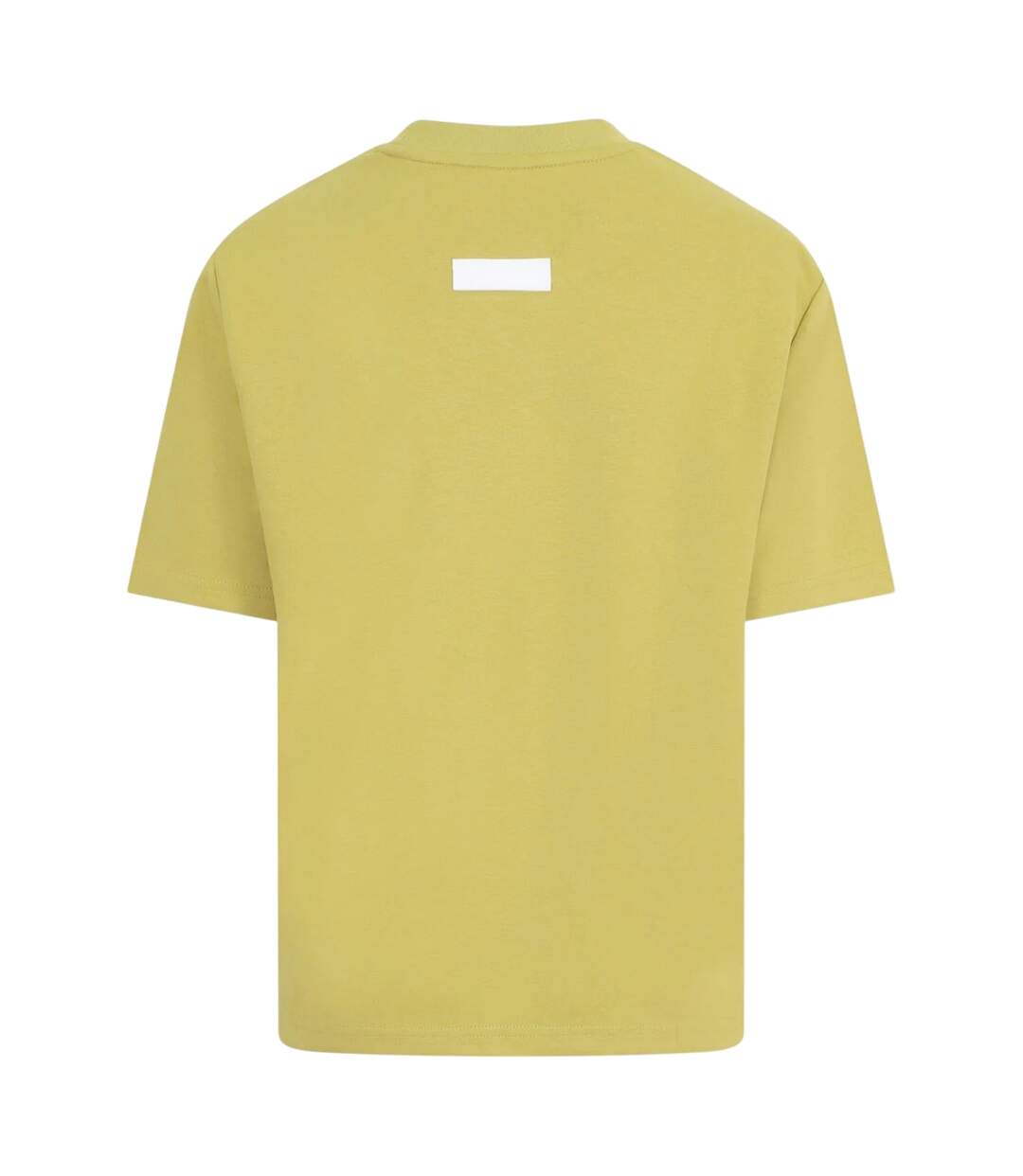 Unisex Adult Arch Cotton T-shirt Mustard Blank Essentials-2