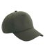 Authentic 5 panel cap olive green Beechfield-1