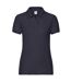 Polo Femme Bleu Marine Sombre Fruit Of The Loom-1