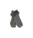 Eastern Counties Leather Womens/Ladies Giselle Faux Fur Cuff Gloves (Gray) (One size)