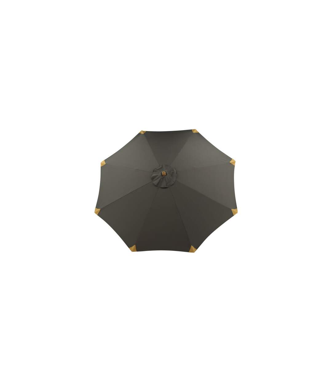 Parasol en Bois Cerox 270cm Gris-3