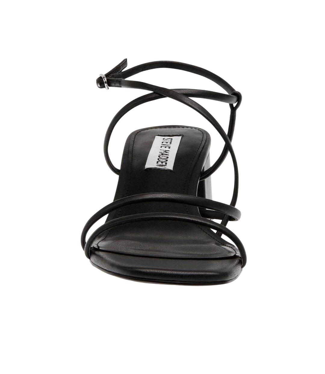 Womens/ladies Block Heel Sandals Black Steve Madden-4