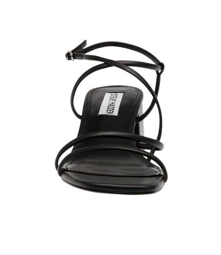 Womens/ladies Block Heel Sandals Black Steve Madden