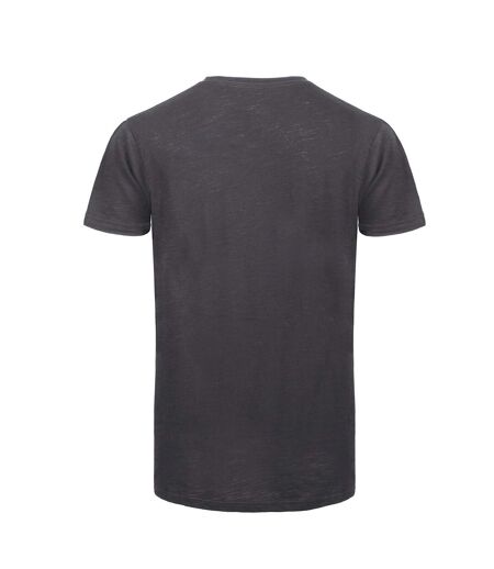 B&C Mens Inspire Slub Natural T-Shirt (Chic Anthracite) - UTRW9108