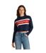 Sweat Motif/style Blocs De Couleurs Femme Bleu Marine Foncé Tommy Jeans-2