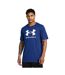 T-shirt Style Logo Homme Bleu Under Armour-1