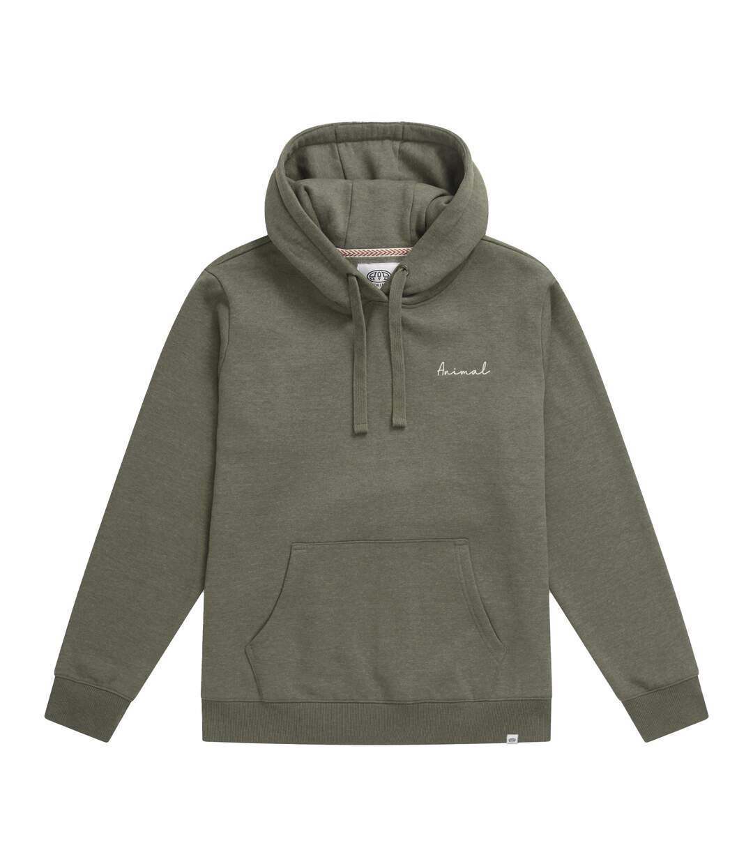 Sweat À Capuche Maya Femme Kaki Clair Animal-1