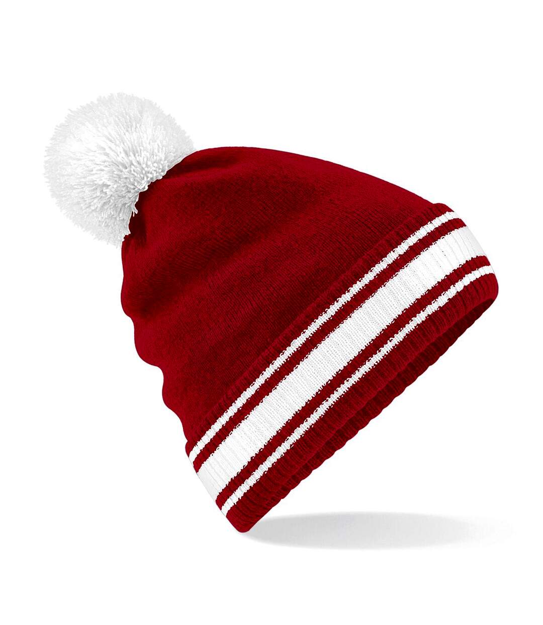 Bonnet stadium homme rouge Beechfield