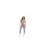 Womens/ladies Racerback Gym Sports Bra Grey Missy Empire-1
