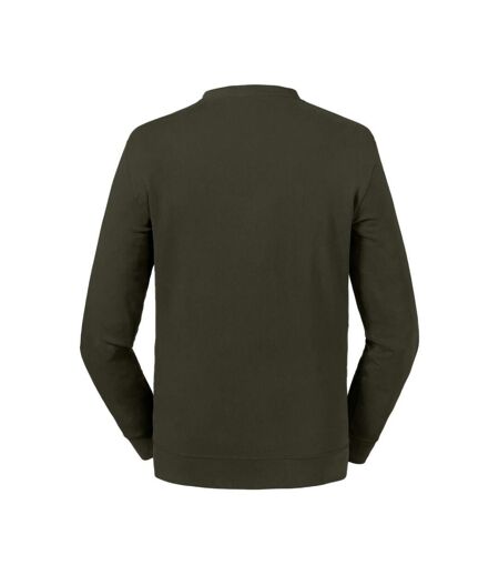 Russell Unisex Adult Reversible Organic Sweatshirt (Dark Olive) - UTBC4718
