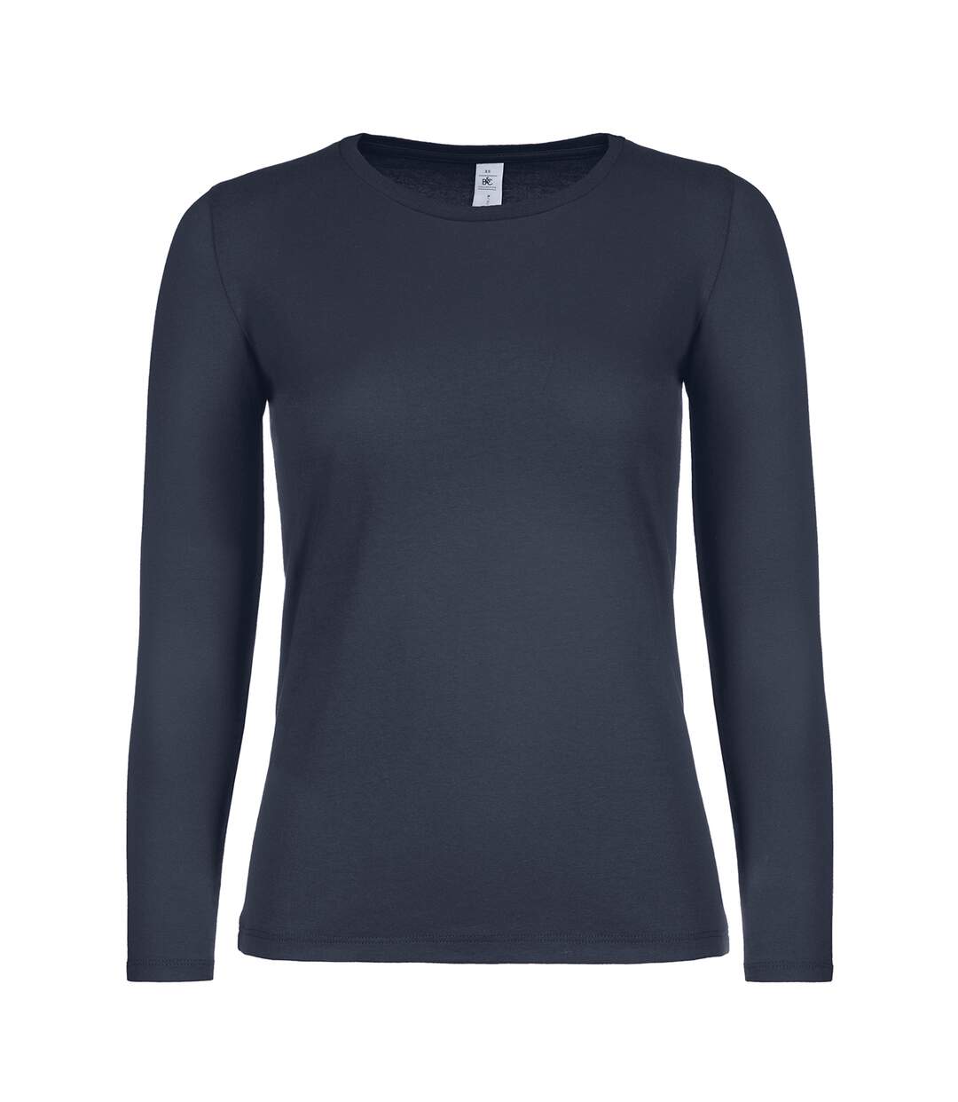 T-shirt Manches Longues #e150 Femme Bleu Marine B&C-1