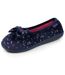 Isotoner Chaussons Ballerines femme microvelours semelle ergonomique mousse à mémoire forme-1