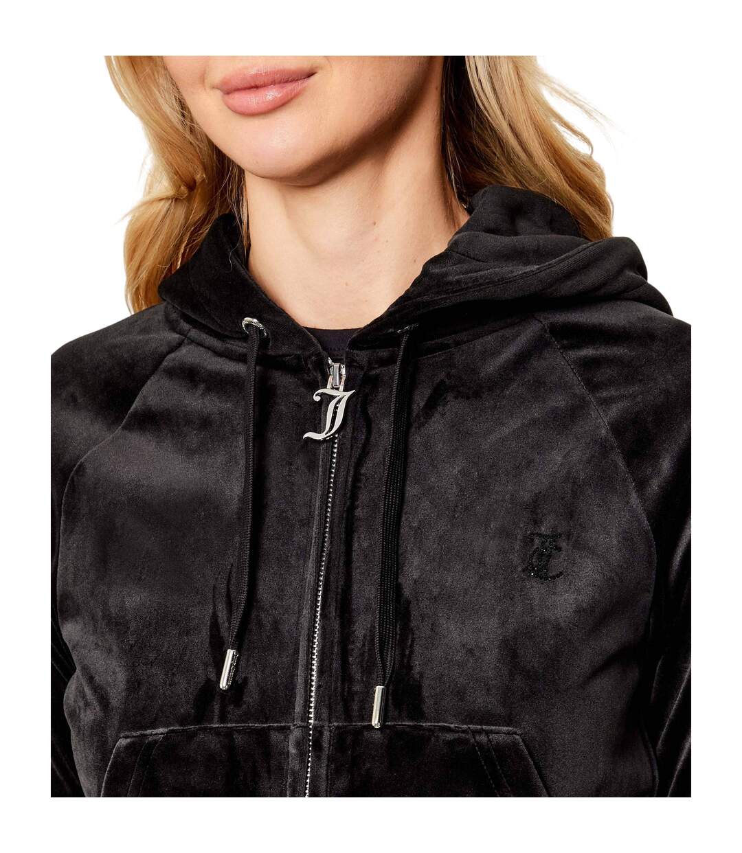 Veste À Capuche Motif/style Contour Madison Femme Noir Juicy Couture-3