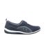 Boulevard Womens/Ladies Zip Elastic Gusset Leisure Shoes (Navy) - UTDF148-3