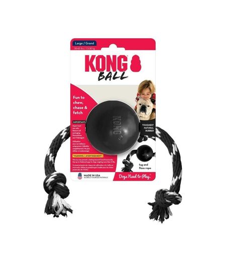 Extreme rope dog toy l black/white KONG