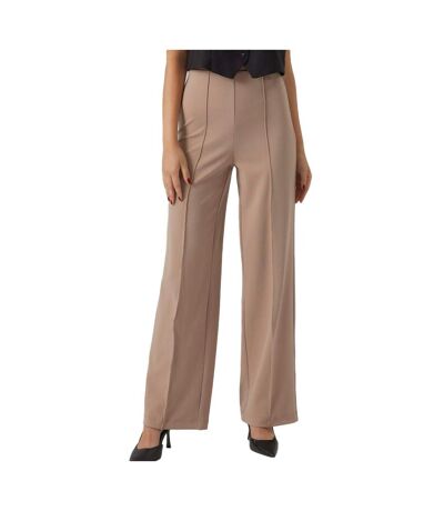 Pantalon Fluide Beige Femme VERO MODA Wide - XXL-L32