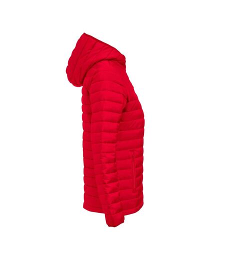 Womens/ladies Meadows Jacket Red James Harvest