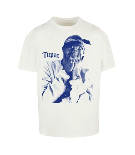 T-shirt Motif/style Tupac Shakur Me Against The World Homme Prêt À Teindre Mister Tee