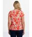 T-shirt manches courtes uni ou imprimé fleurs-2