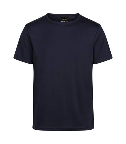 Regatta Mens Pro Reflective Moisture Wicking T-Shirt (Navy)