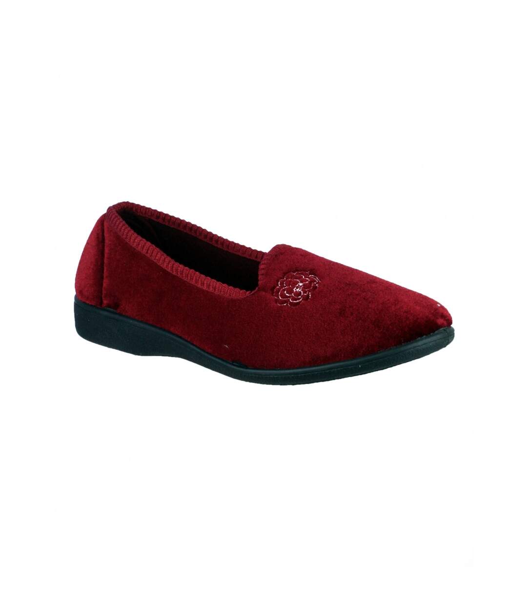 Simone chaussons femme bordeaux Mirak