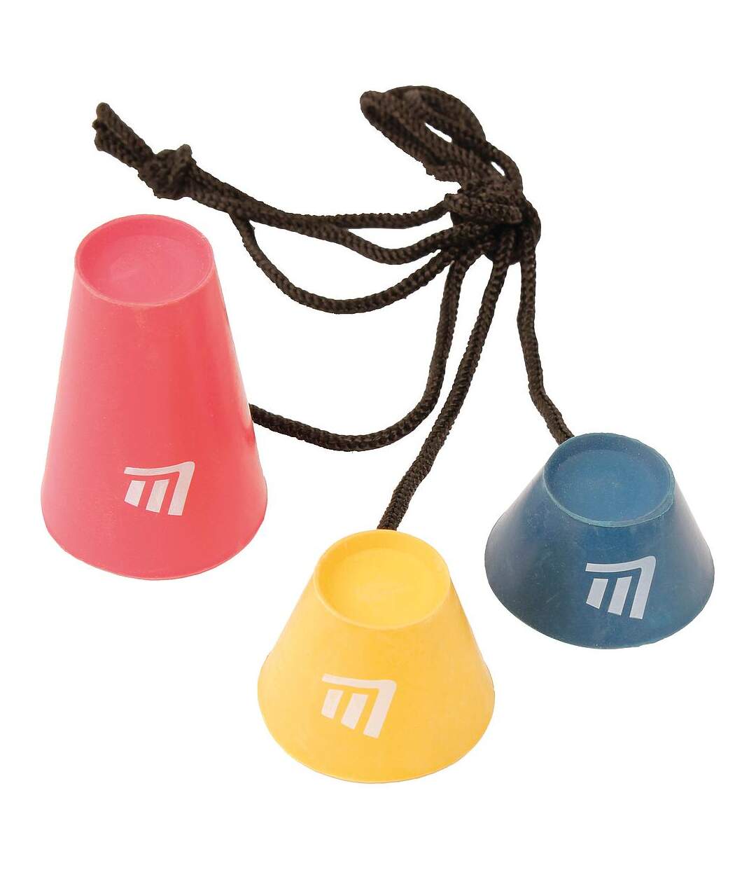 Jumbo pyramid golf tees red/yellow/blue Masters