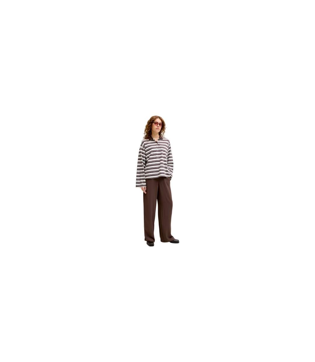 Pantalon Lia Femme Marron JJXX-1