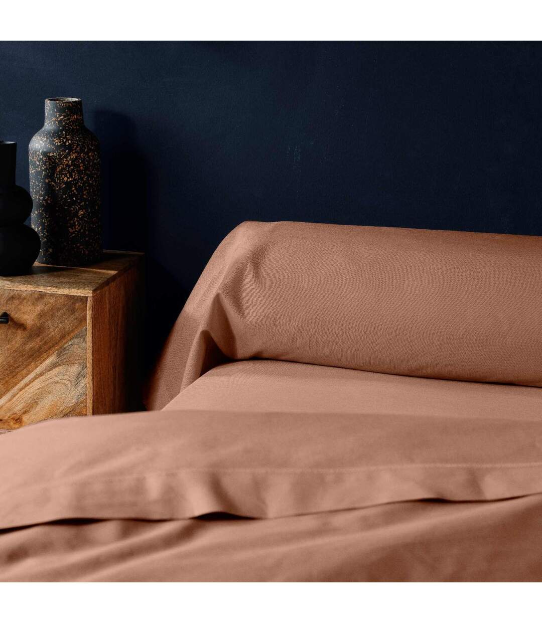 Taie de Traversin Lina 85x185cm Rose Blush-2