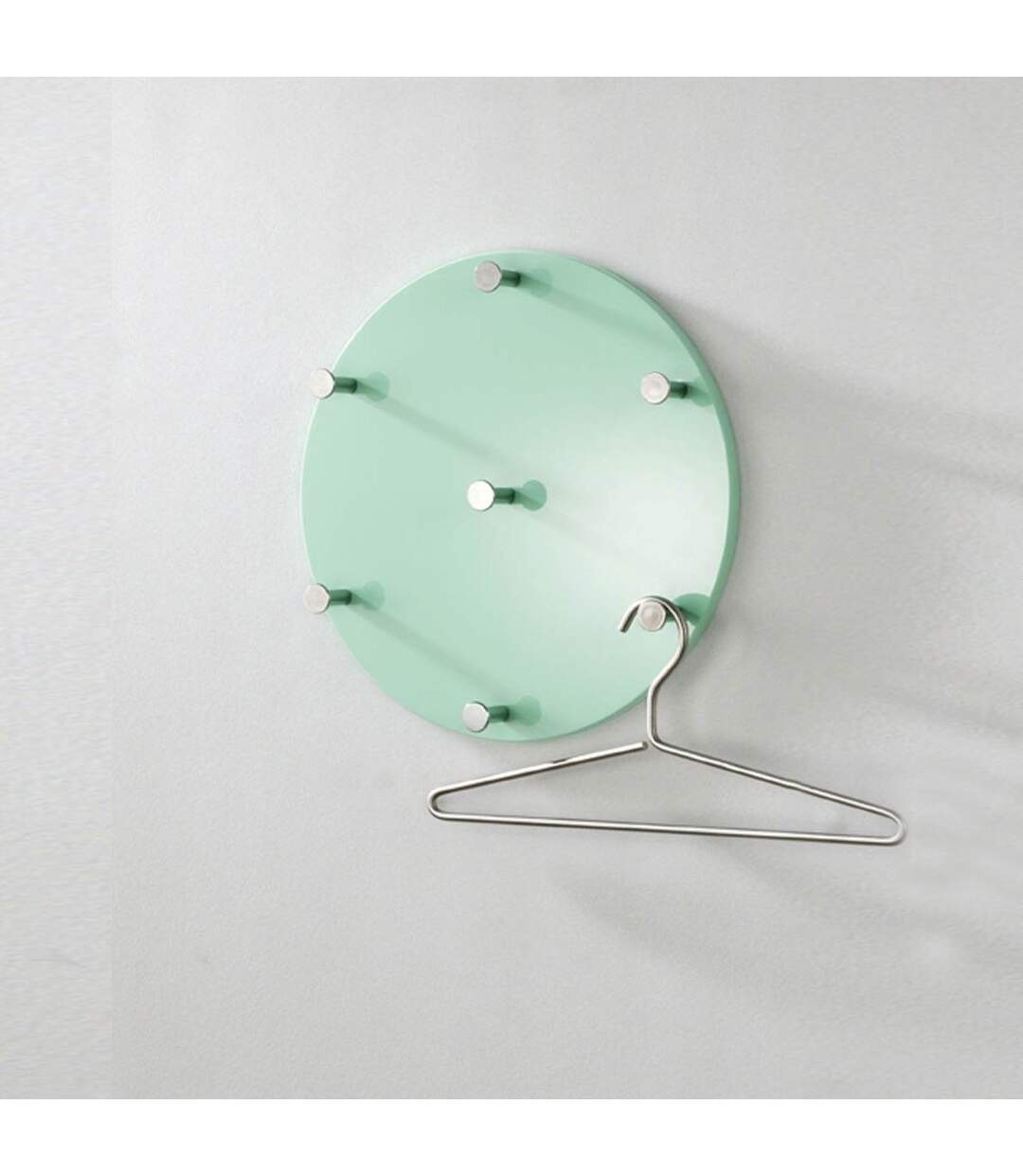 Patère Murale Ronde Kely 35cm Menthe-2