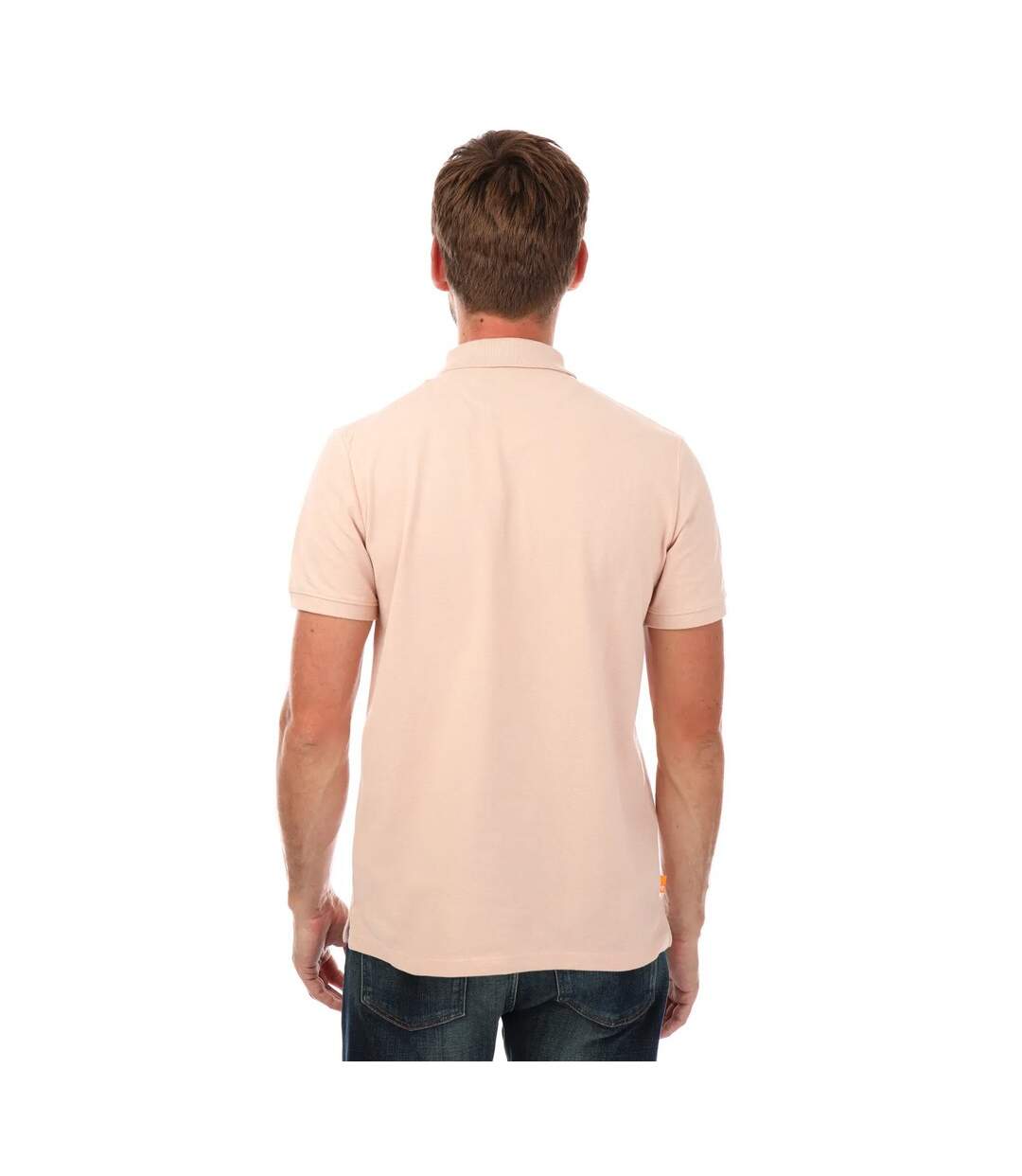 Polo manches courtes miller river homme rose Timberland-2