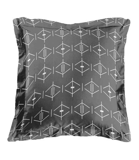 Taie d'Oreiller en Coton Aristide 63x63cm Anthracite