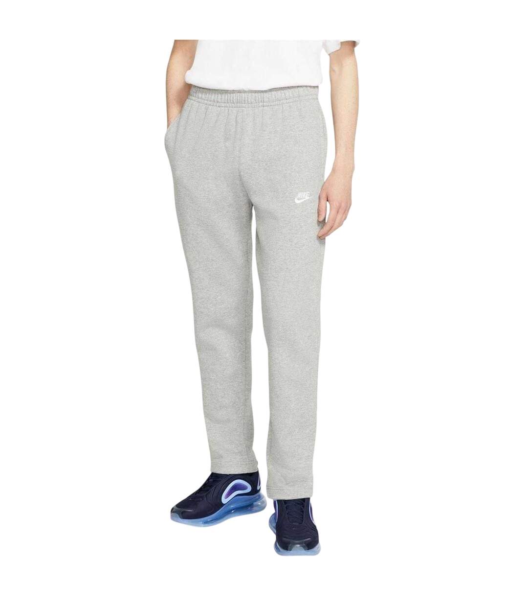 Mens Club Embroidered Logo Joggers Grey Nike-1